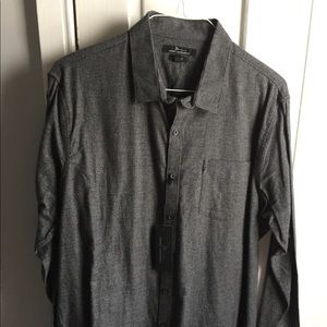 Marc Anthony XL Slim fit gray/black button down